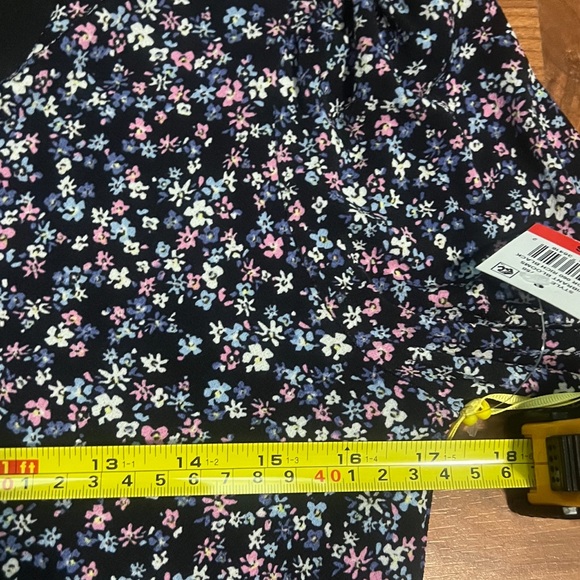 CECE Woman’s V - neck  pull on Vibrant blooms Midi dress - Picture 6 of 16